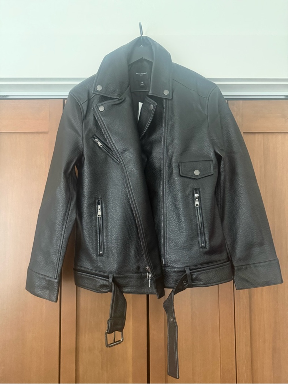 Banana Republic Faux Leather Jacket NWT (Medium)